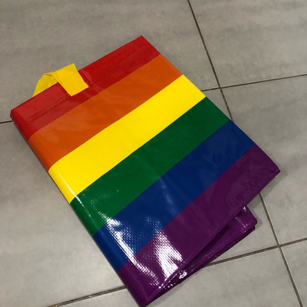 (New) IKEA STORSTOMMA Rainbow Large Shopping Bag - Picture 2 of 2